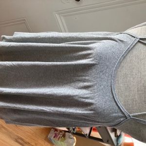 Grey Spaghetti Strap Top
